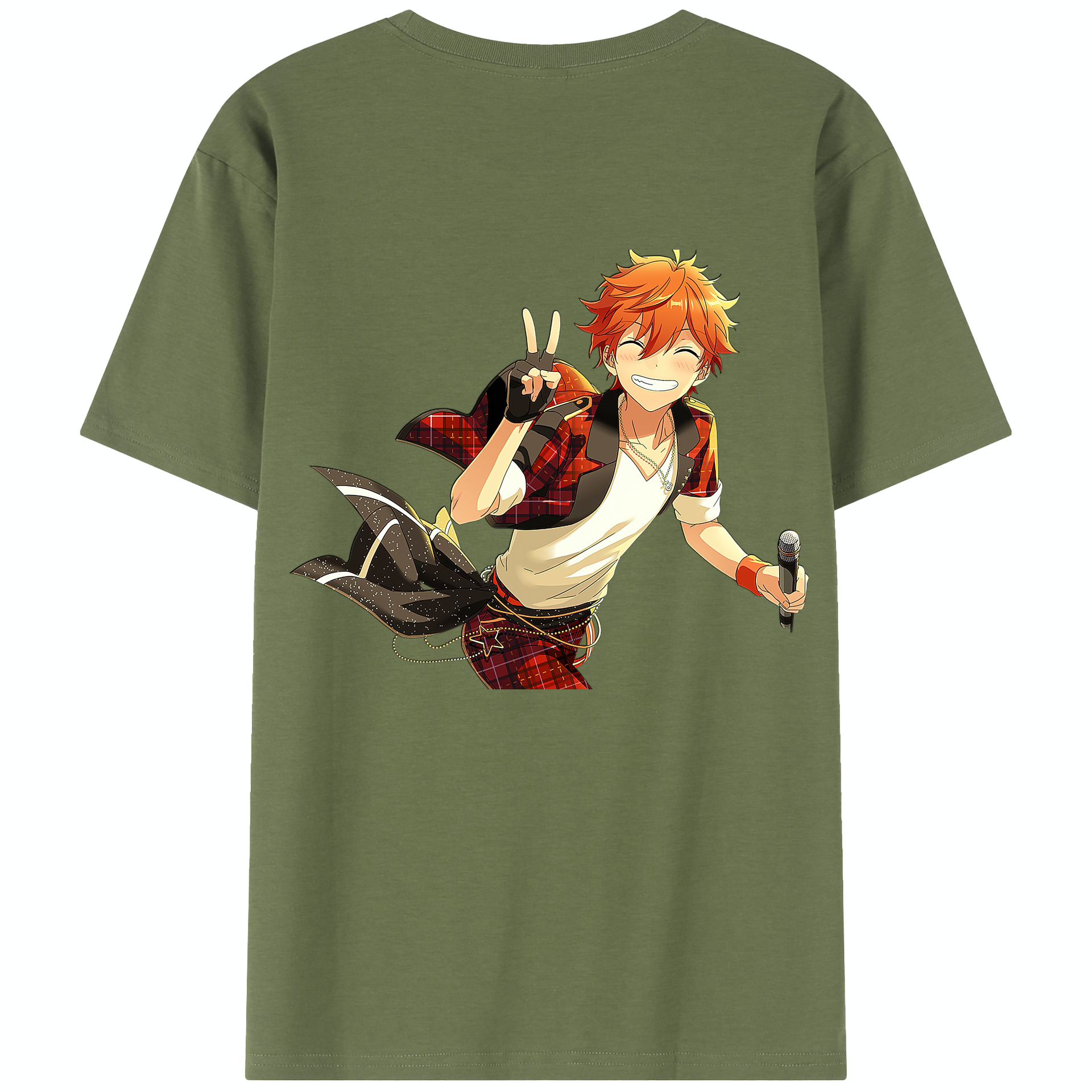 （画像用） あんさんぶるスターズ! Ensemble Stars 綿100％半袖Tシャツ（背面プリント）